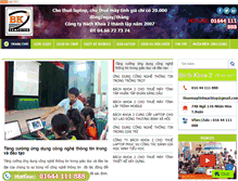Tablet Screenshot of maytinhxachtay.vn